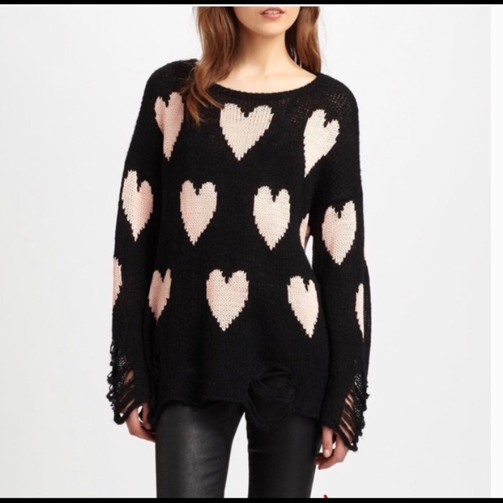Wildfox White Label “Lennon” Sweater. Size Small.